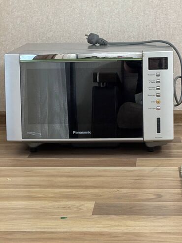 irşad electronics sobalar: Микроволновка Panasonic, Встраиваемая, С микроволнами, цвет - Серый, Б/у