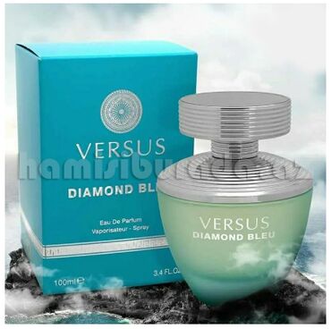 sirin qoxulu etirler: Ətir Versus Diamond Bleu Eau de Parfum İstehsal:U.A.E. Orijinal