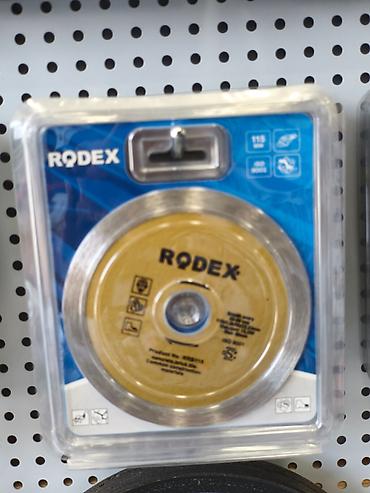 lezva disk: RODEX almaz kəsici disk - Ölçü: 115 mm (kənarda göstərilib) - Tip — 1