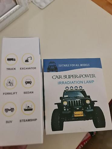 ekskavator: CAR SUPER-POWER “Irradiation Lamp” – LED proyektor işıq - Tətbiq — 4