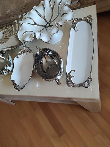 Nahar dəstləri və servizlər: Nahar dəsti, rəng - Ağ, Farfor — 10