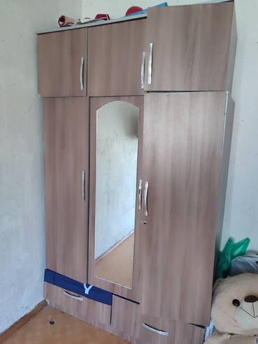 токмок шифонеры: Кийим салуучу шкаф, Колдонулган, Түз, ЛДСП