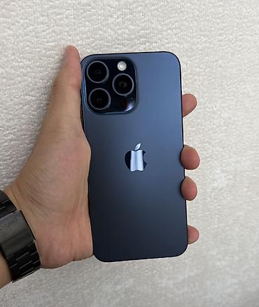 IPhone 15 Pro Max, Б/у, 512 ГБ, Blue Titanium, 86 %