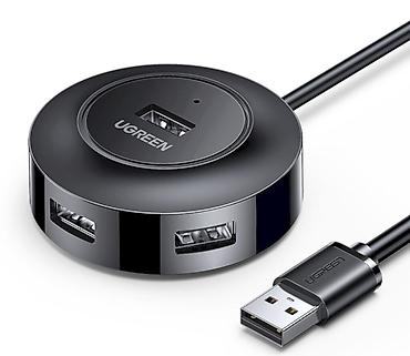 🔥 UGREEN CR106 30367 – USB 2.0 4-Port HUB, 2m Kompüter və