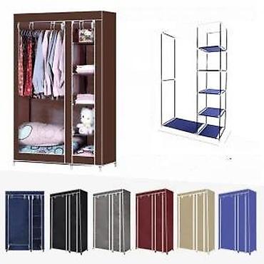 Wardrobes: PRENOSIVI ORMAN NOV MONTAZNI GARDEROBER DVOKRILNI ORMAR TOP | Cene — 6