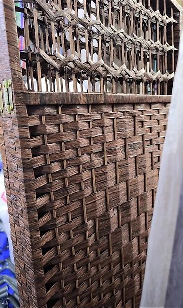 Ширмы, перегородки: Ширма, перегородка Материал: Ротанг, Колличество секций: 4, Плетёная, Для салона — 4
