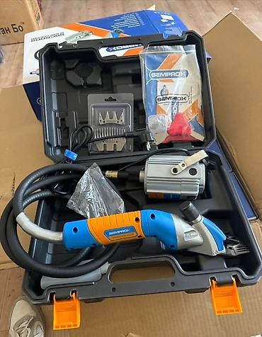 Товары и оборудование для с/х животных: Электрические машинки для стрижки овец/коз с блоком питания в кейсе — 7