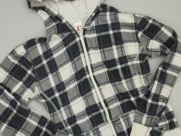 flanelowa koszula w krate: Bluza, C&A, 14 lat, 158-164 cm, stan - Dobry