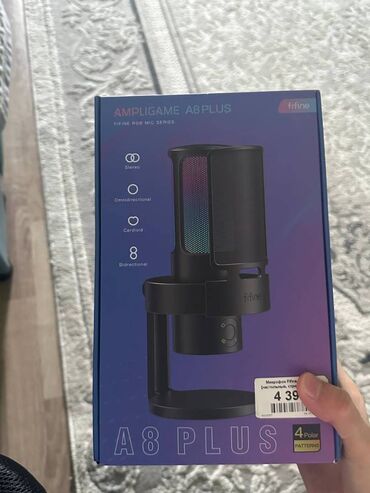 usb c хаб: Микрофон Fifine A8 Plus черный + стойка Fifine BM63 Идеальное