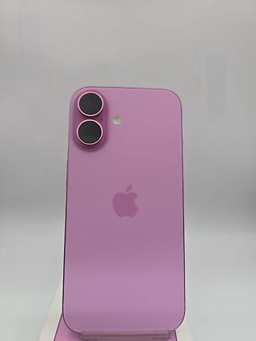 psp kg: IPhone 16, Б/у, 128 ГБ, Розовый, Коробка, 90 % — 2
