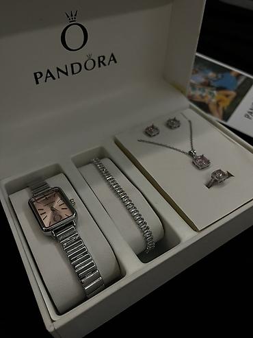pandora часы женские: Подарочный набор Pandora в фирменной коробке 925 пробы (чистое) — 2