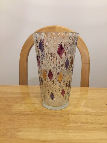 ваза хрустальная: Ваза Bohemiaчешское стекло в идеальном состоянии 2200 сом !