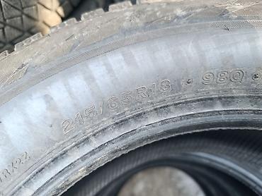 mersedes 212: Шины 215 / 65 / R 16, Зима, Б/у, Комплект, Легковые, Япония, Bridgestone — 7