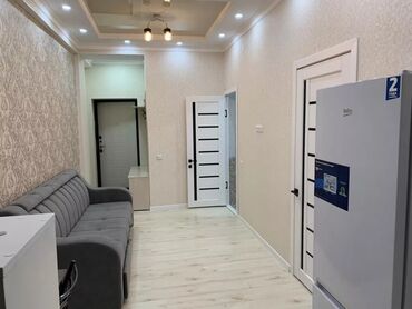 1 комнатная квартира на длительный срок в городе бишкек: 1 комната, Агентство недвижимости, Без подселения, С мебелью полностью