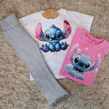 Children's Items: Set: Trousers, T-shirt, 146-152