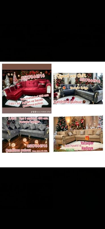 Divanlar: Künc divan, Yeni, Açılan, Bazalı, Parça, Rayonlara çatdırılma — 5