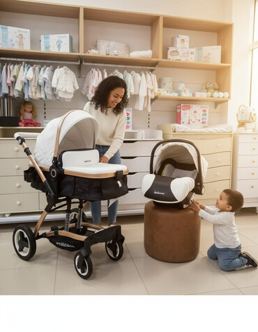 Коляски: Коляска, Б/у — 1