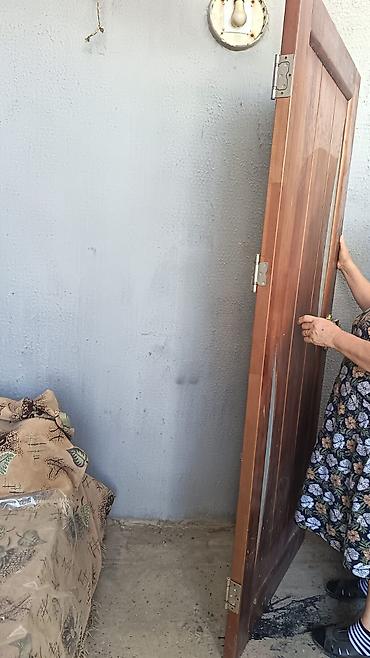 agaclar: Yataq otağı üçün İşlənmiş Otaq qapısı 90x205 sm Naliçnik ilə, Zəmanətsiz, Ünvandan götürmə — 1