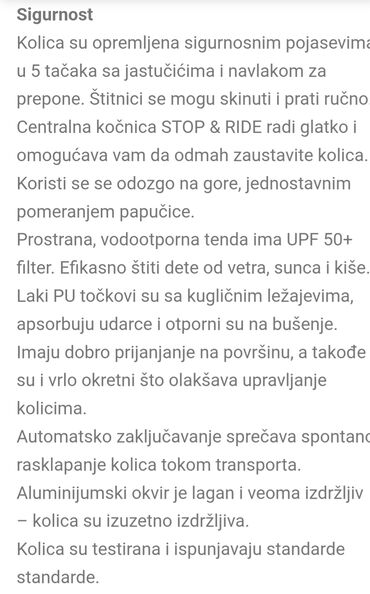 Kolica za bebe: KinderKraft Nubi kisobran kolica,polovna kao nova,odlicno — 7