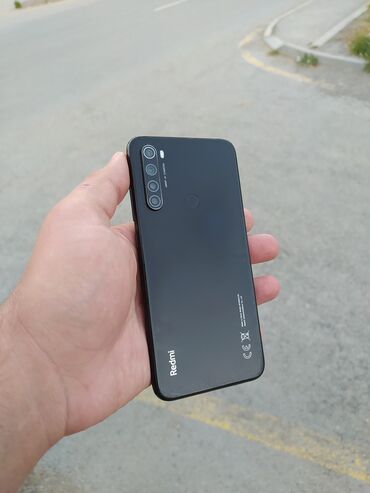 телефон флай 10: Xiaomi Redmi Note 8, 64 ГБ, цвет - Черный, 
 Сенсорный, Отпечаток пальца, Две SIM карты