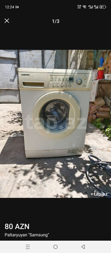 Paltaryuyan maşınlar: Paltaryuyan maşın Samsung, 6 kq, Avtomat