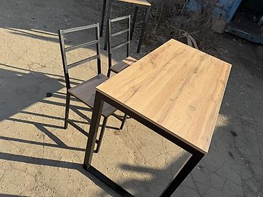 Стол и стул для кафе, Новый, Самовывоз, Платная доставка at lalafo.kg Стол и стул для кафе, Новый, Самовывоз, Платная доставка