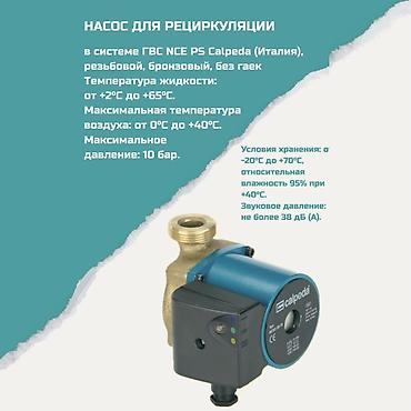 Насос для рециркуляции ГВС Calpeda NCE PS (Италия), резьбовой at lalafo.kg Насос для рециркуляции ГВС Calpeda NCE PS (Италия), резьбовой