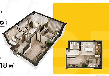 Продажа квартир: 2 комнаты, 49 м² — 13