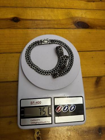 gumuş kolye: Boyunbağı, Gümüş, 75 g — 3