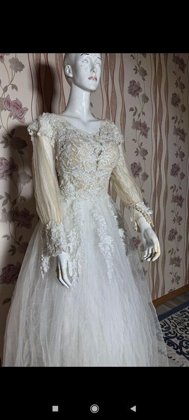 Свадебные платья: Свадебное платье, One size, Б/у — 9