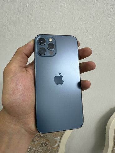 сколько стоит игровые телефоны: IPhone 12 Pro, Колдонулган, 128 ГБ, Көк, Заряддоочу түзүлүш, Коргоочу айнек, Каптама, 77 %