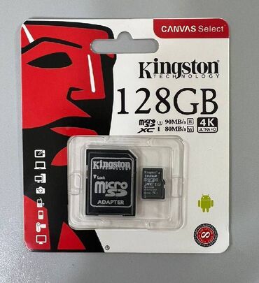 4 ядерные ноутбуки: Карта памяти microSD Kingston Canvas Select SDXC/*SP HD 128 GB