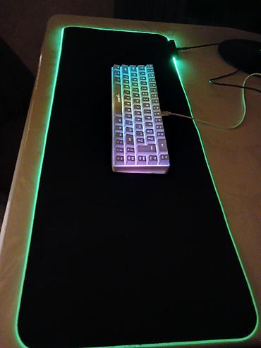 busi: Klaviyatura Və Super gamer mousepad 1 - Hər ikisində led və rgb — 6