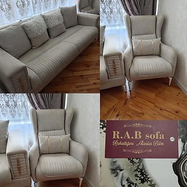 Divan kreslo. 1050 azn. Yeni kimidi. Acilir bazalidir. Baha