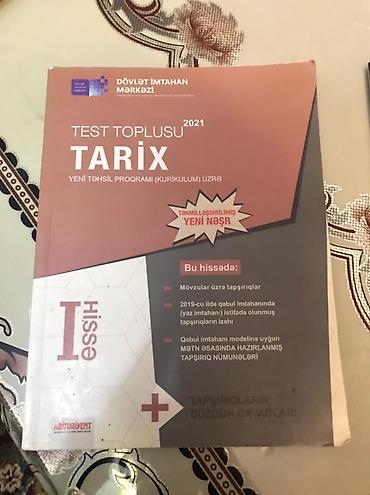 Testlər: Test Topluları (2019-2021) Tarix Test Toplusu 1-ci və 2-ci hissə — 2