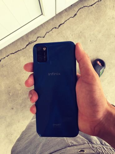 арзан телефон: Infinix Hot 5, Новый, 32 ГБ, цвет - Синий, 2 SIM