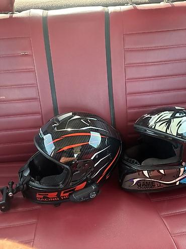 motolar: Məhsul: Tam üzlü motosiklet dəbilqəsi – “Racing Helmet” karbon naxışlı — 2