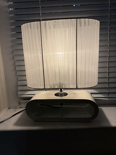 gece lanpası: Masaüstü lampa – müasir dizayn - Rəng: ağ (isti ağ işıq effekti ilə) — 3