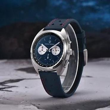 Ručni satovi: PAGANI DESIGN PD-1782 - 39mm - Plava/Koza - Seiko Mehanizam Potpuno — 8