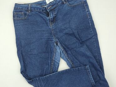 spodnie jeansy z dziurami: Jeans, New Look, XL (EU 42), condition - Fair