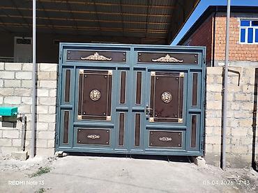 Həyət darvazaları: Yeni Dəmir Həyət darvazası, Yana açılan, 3 m, Mexaniki, Qapı ilə, Kredit yoxdur, Ödənişli quraşdırma, Rayonlara çatdırılma, Ödənişli çatdırılma, Ünvandan götürmə — 1