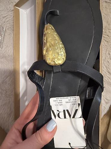 Basanoşka və səndəllər: Zara 40 razmer geyilmeyib yenidir — 2