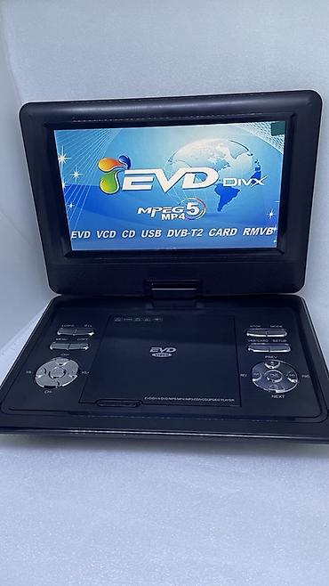 Портативный проигрыватель EVD/DVD с поворотным экраном Особенности: - at lalafo.kg Портативный проигрыватель EVD/DVD с поворотным экраном Особенности: -