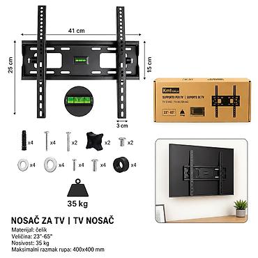 KMT TV nosač, pomični 23–65 inča 2389225 Zidni nosač za TV brenda Kmt