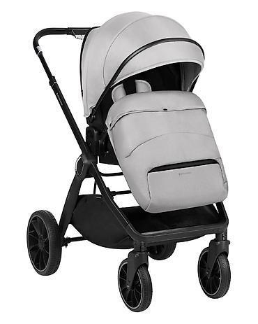 Kolica za bebe: KIKKA BOO Kolica TIFFANY light grey set 2u1 sa tvrdom korpom Opis: - — 12