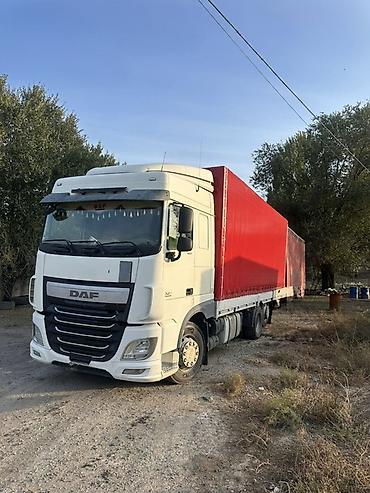Тягач, DAF, 2014 г., Тентованный