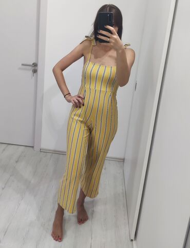 lidl prsluk sa dva lica: S (EU 36), Single-colored, Stripes, color - Yellow