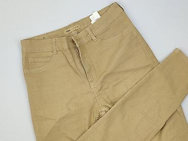 linen trousers pull and bear: Spodnie materiałowe damskie, rozmiar M — 1