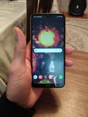 telefon 80 azn: Xiaomi Redmi Note 8T, 64 GB, rəng - Mavi, 
 İki sim kartlı