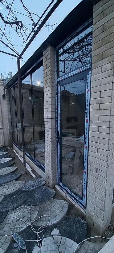 Plastik pəncərələr: Plastik Pencereler kv -65 azn Plastik qapilar Z80 -90 azn Dekor — 5